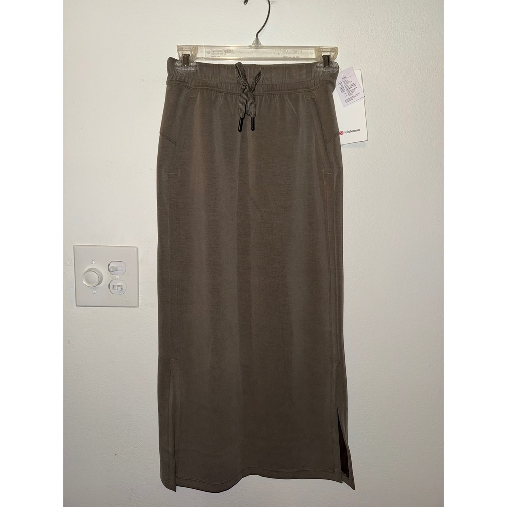 Lululemon Bound to Bliss Softstreme Maxi Skirt Nomad Size 2 NWT - Picture 1 of 2
